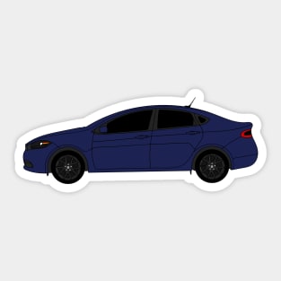 Dodge Dart True Blue Sticker Sticker